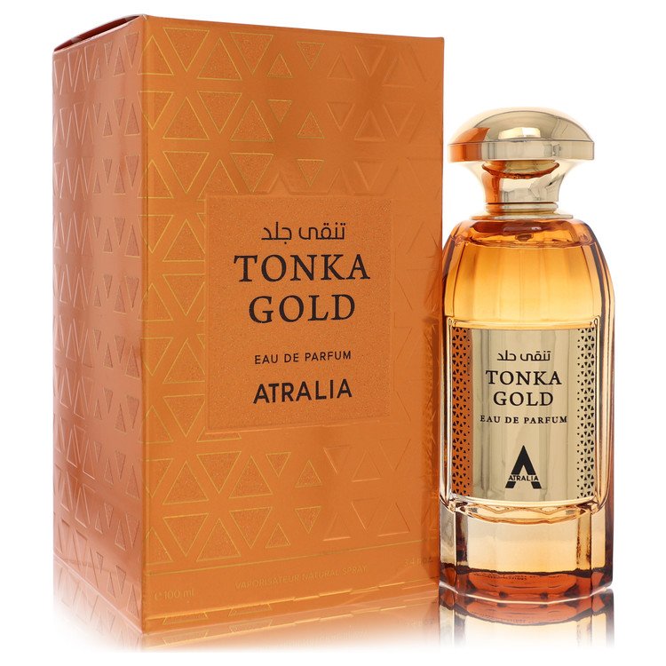 Atralia Tonka Gold Cologne by Atralia Eau De Parfum Spray (Unisex) 3.4 oz for Men - Authentic Fragrance - Discount Men Perfume or Cologne Fragrance
