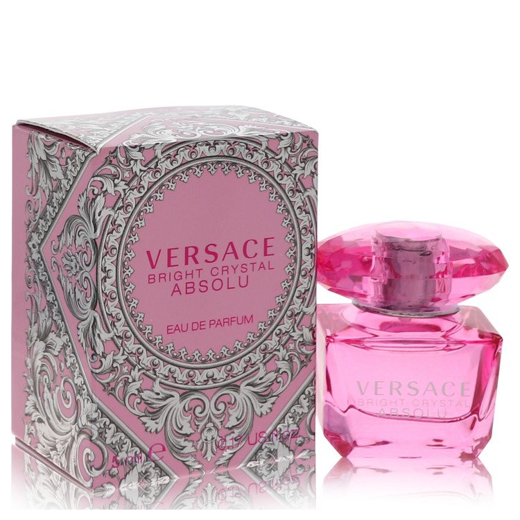 Bright Crystal Absolu Perfume by Versace Mini EDP .17 oz for Women - Authentic Fragrance - Discount Women Perfume or Cologne Fragrance