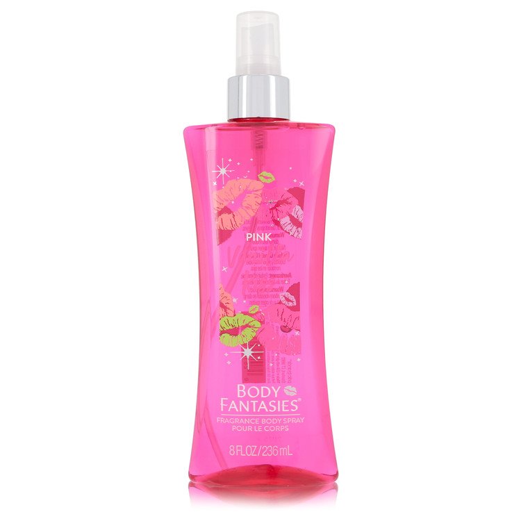 Body Fantasies Signature Pink Vanilla Kiss Fantasy Perfume by Parfums De Coeur Body Spray 8 oz for Women - Authentic Fragrance - Discount Women Perfume or Cologne Fragrance