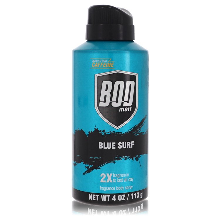 Bod Man Blue Surf Cologne by Parfums De Coeur Body spray 4 oz for Men - Authentic Fragrance - Discount Men Perfume or Cologne Fragrance