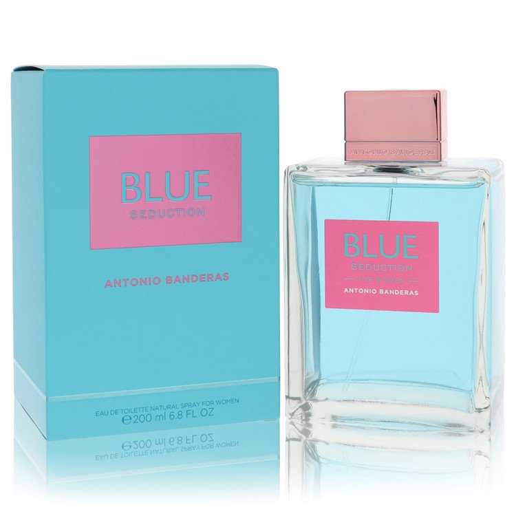 Blue Seduction Perfume by Antonio Banderas Eau De Toiette Spray 6.75 oz for Women - Authentic Fragrance - Discount Women Perfume or Cologne Fragrance