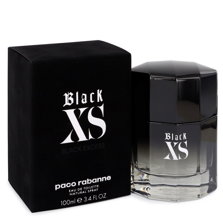 Black XS Cologne by Paco Rabanne Eau De Toilette Spray (2018 New Packaging) 3.4 oz for Men - Authentic Fragrance - Discount Men Perfume or Cologne Fragrance
