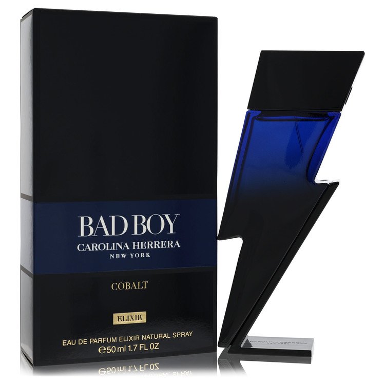 Bad Boy Cobalt Elixir Cologne by Carolina Herrera Eau De Parfum Spray 1.7 oz for Men - Authentic Fragrance - Discount Men Perfume or Cologne Fragrance