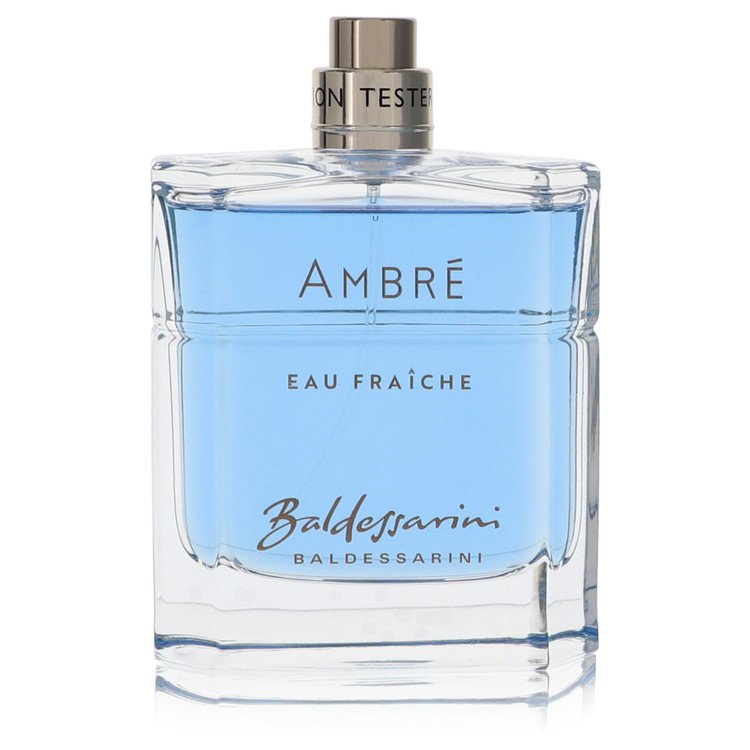 Baldessarini Ambre Eau Fraiche Cologne by Hugo Boss Eau De Toilette Spray (Tester) 3 oz for Men - Authentic Fragrance - Discount Men Perfume or Cologne Fragrance