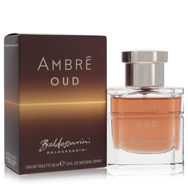 Baldessarini Ambre Oud Cologne by Hugo Boss Eau De Toilette Spray 1.0 oz for Men - Authentic Fragrance - Discount Men Perfume or Cologne Fragrance