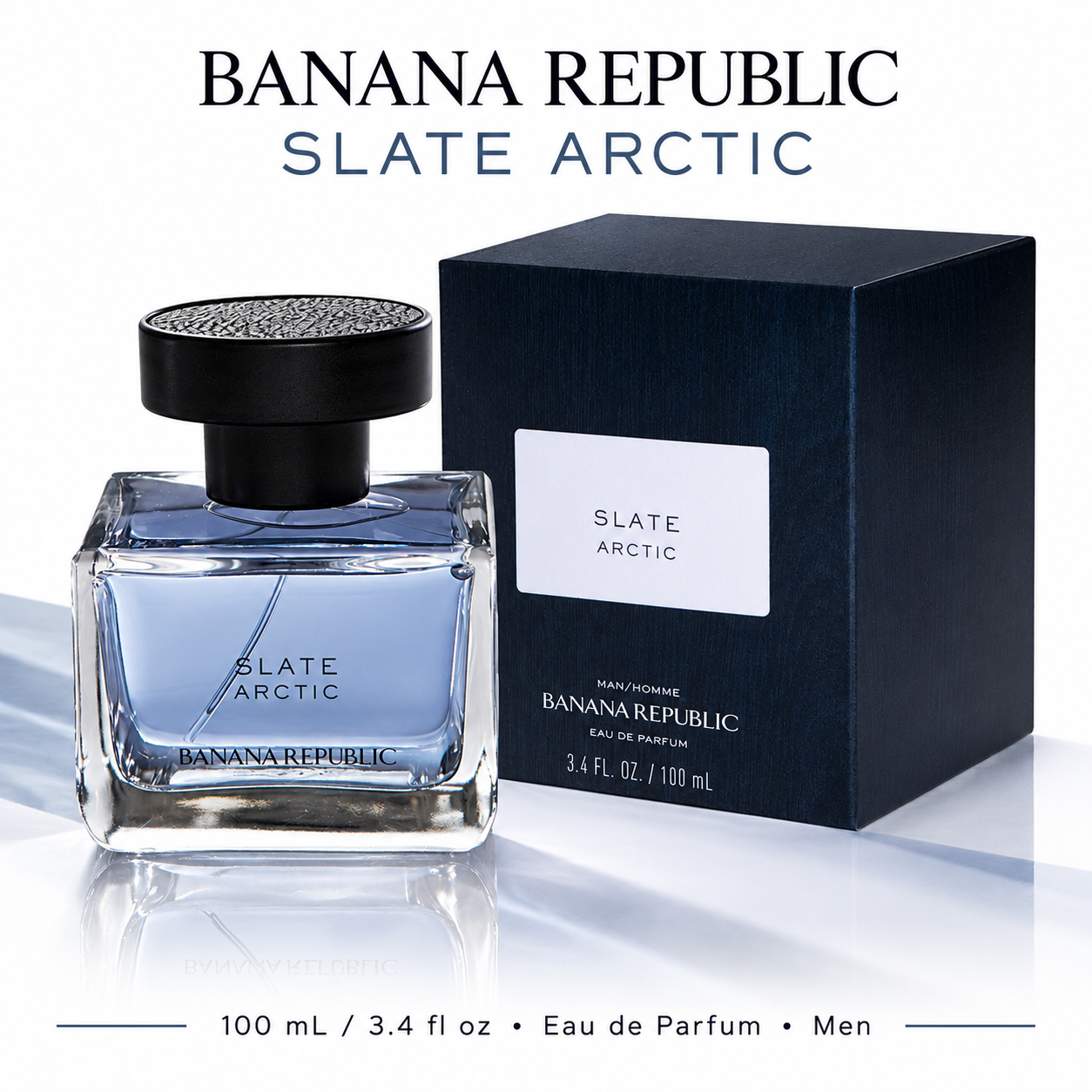 BANANA REPUBLIC SLATE ARCTIC 100 mL / 3.4 fl oz Eau de Parfum Men — fragrance notes
