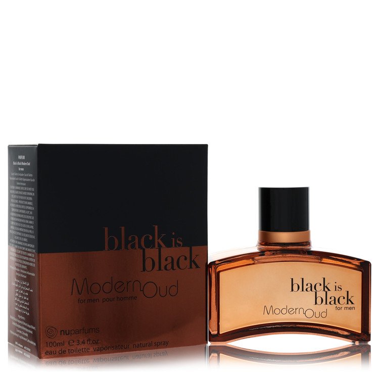 Black Is Black by Nu Parfums 3.4 oz oz Eau De Toilette Spray for Men - Perfumes4All