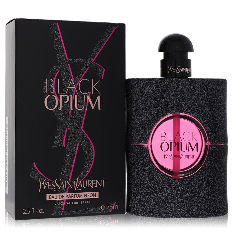 Black Opium Neon Perfume By Yves Saint Laurent 2.5 Oz Eau De Parfum Spray For Women In Box
