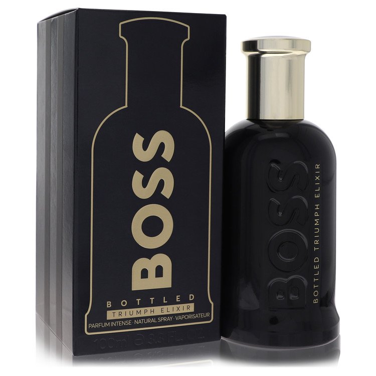 Boss Bottled Triumph Elixir Cologne by Hugo Boss Eau De Parfum Intense Spray 3.4 oz for Men - Authentic Fragrance - Discount Men Perfume or Cologne Fragrance