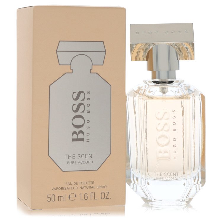 Boss The Scent Pure Accord Cologne by Hugo Boss Eau De Toilette Spray 1.6 oz for Men - Authentic Fragrance - Discount Men Perfume or Cologne Fragrance