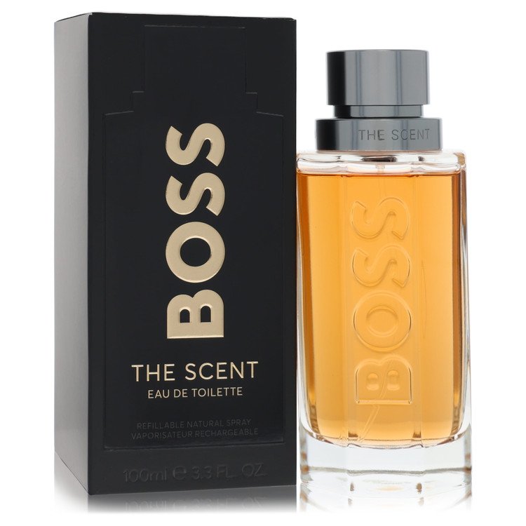 Boss The Scent Men Cologne by Hugo Boss Eau De Toilette Refillable Spray 3.3 oz for Men - Authentic Fragrance - Discount Men Perfume or Cologne Fragrance