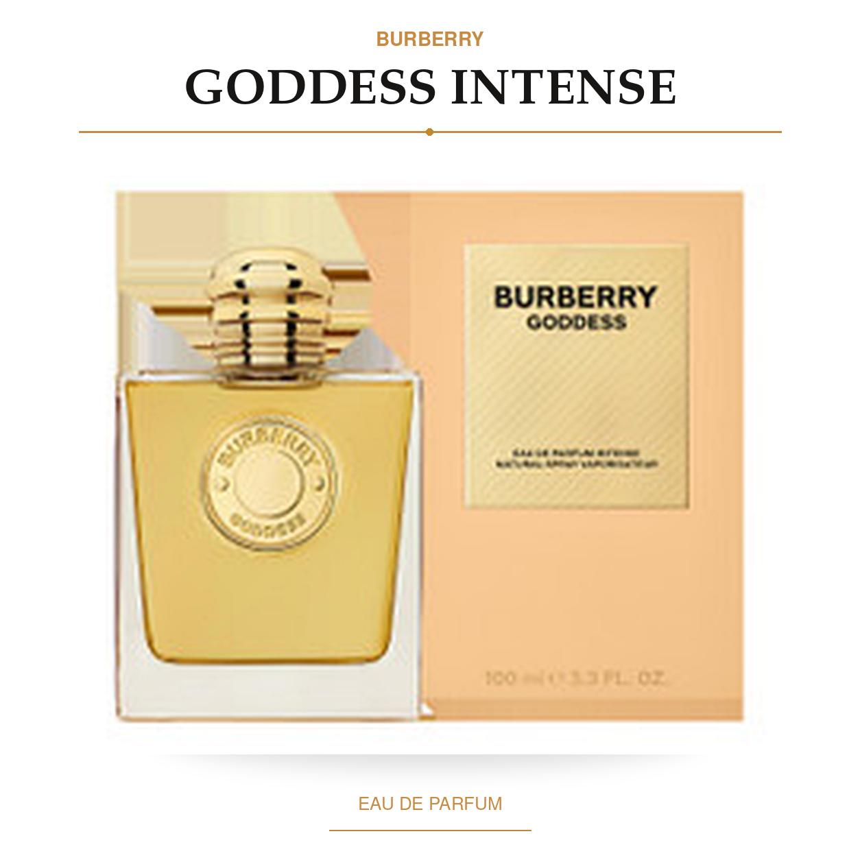 Goddess Intense by Burberry 3.4 Oz Eau De Parfum Spray for Women - Main [Drive:1MHqVjDTbyJSqZT5ByzapKYzhVj4tij-Z]