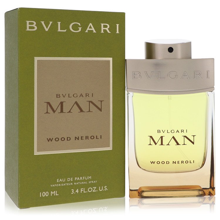 Bvlgari Man Wood Neroli Cologne by Bvlgari Eau De Parfum Spray 3.4 oz for Men - Authentic Fragrance - Discount Men Perfume or Cologne Fragrance