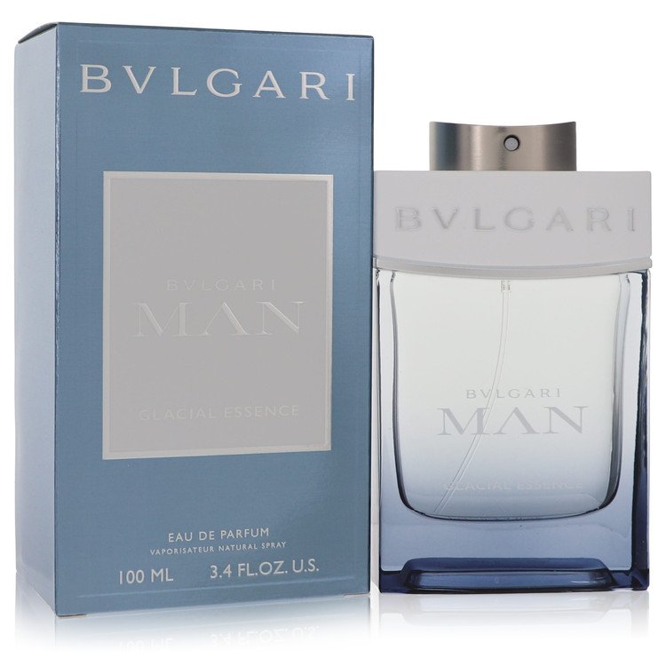 Bvlgari Man Glacial Essence Cologne by Bvlgari Eau De Parfum Spray 3.4 oz for Men - Authentic Fragrance - Discount Men Perfume or Cologne Fragrance