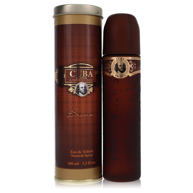 Cuba Brown By by Fragluxe 3.4 oz oz Eau De Toilette Spray for Men - Perfumes4All