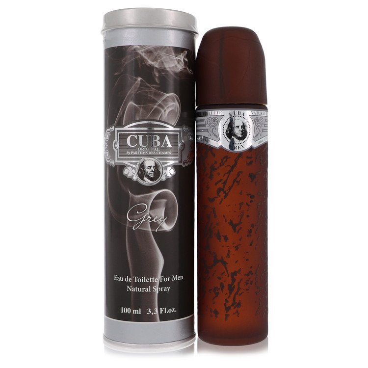 Cuba Grey Cologne by Fragluxe Eau De Toilette Spray 3.4 oz for Men - Authentic Fragrance - Discount Men Perfume or Cologne Fragrance