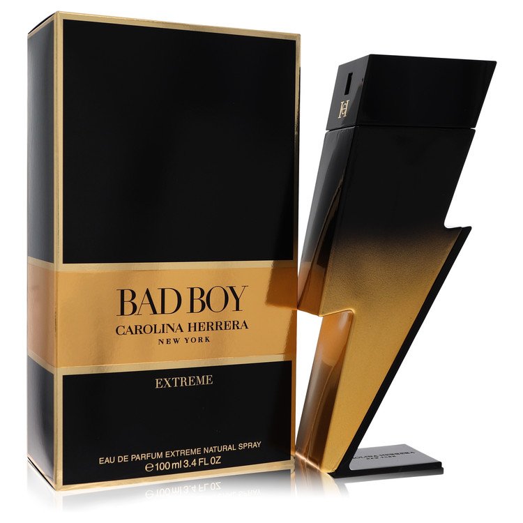 Bad Boy Extreme Cologne by Carolina Herrera Eau De Parfum Spray 3.4 oz for Men - Authentic Fragrance - Discount Men Perfume or Cologne Fragrance