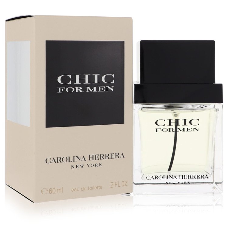 Chic Cologne by Carolina Herrera Eau De Toilette Spray 2 oz for Men - Authentic Fragrance - Discount Men Perfume or Cologne Fragrance