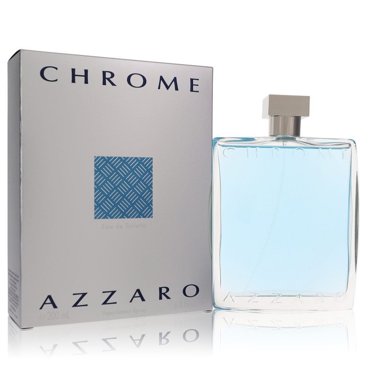 Chrome Cologne By Azzaro 6.76 Oz Eau De Toilette Spray For Men In Box