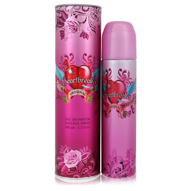 Cuba Heartbreaker Perfume by Fragluxe Eau De Parfum Spray 3.4 oz for Women - Authentic Fragrance - Discount Women Perfume or Cologne Fragrance