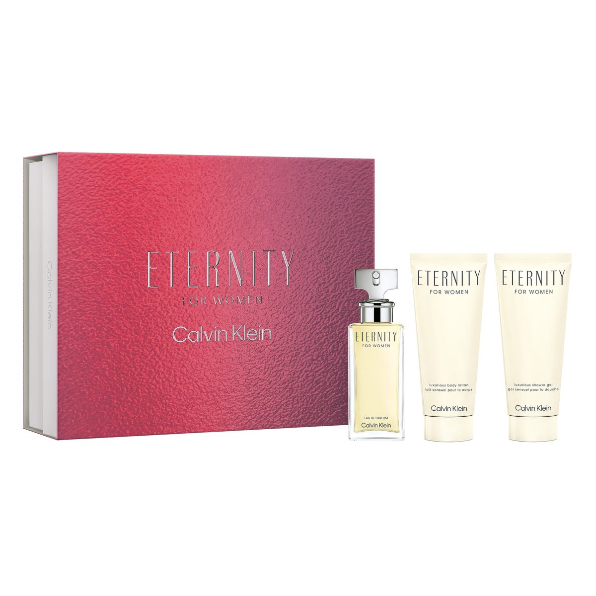 Eternity Gift Set 3 Pc Women by Calvin Klein 1.7 oz Eau De Parfum - Perfumes4All