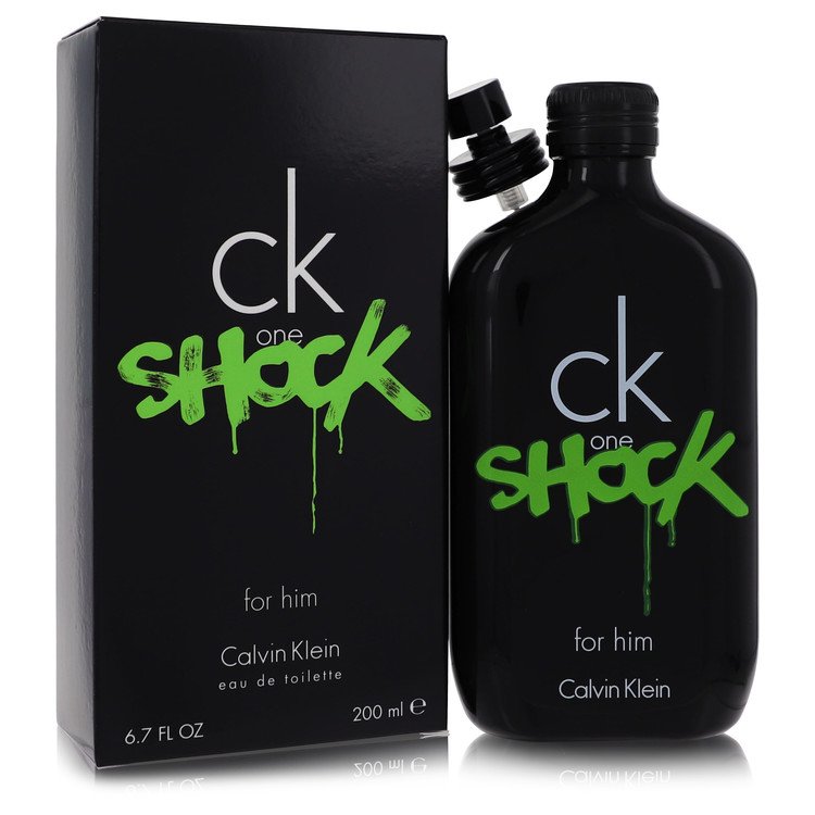 Ck One Shock Cologne by Calvin Klein EDT Spray 6.7 Oz / 200 Ml for Men