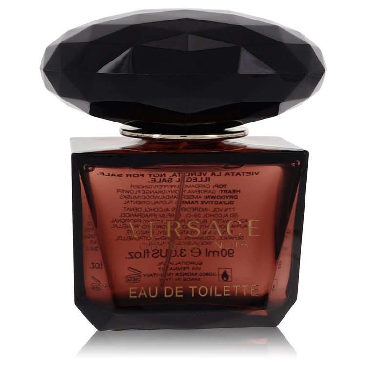 Crystal Noir Perfume by Versace Eau De Toilette Spray (Tester) 3 oz for Women - Authentic Fragrance - Discount Women Perfume or Cologne Fragrance