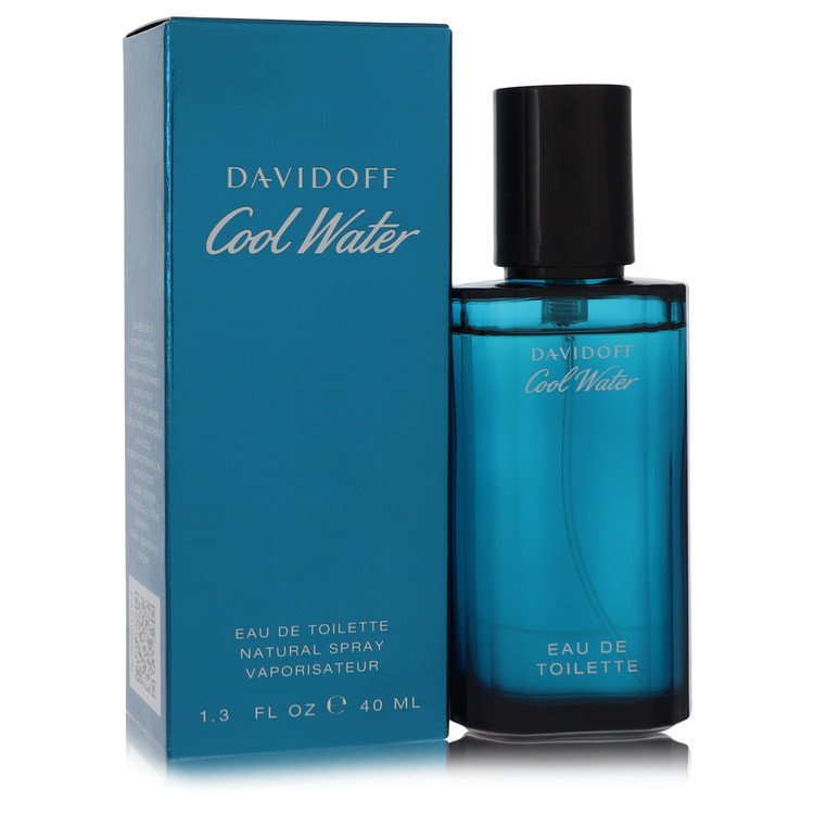 Cool Water Cologne by Davidoff Eau De Toilette Spray 1.35 oz for Men - Authentic Fragrance - Discount Men Perfume or Cologne Fragrance