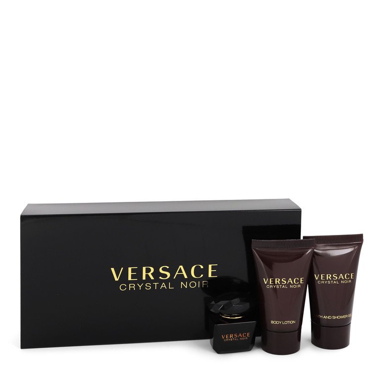 Crystal Noir Perfume By Versace 0.17 Oz Eau De Toilette Splash For Women In Gift Set