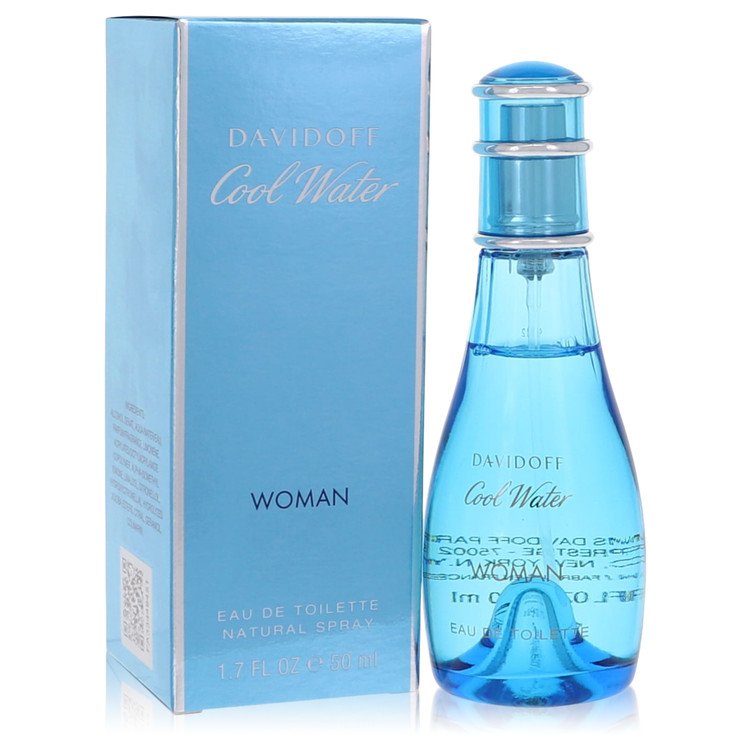 Cool Water Perfume By Davidoff 1.7 Oz Eau De Toilette Spray For Women In Box