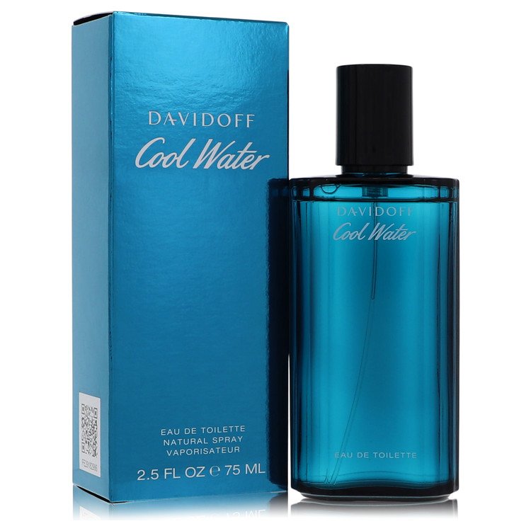 Cool Water Cologne by Davidoff Eau De Toilette Spray 2.5 oz for Men - Authentic Fragrance - Discount Men Perfume or Cologne Fragrance
