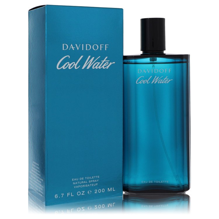 Cool Water Cologne by Davidoff Eau De Toilette Spray 6.7 oz for Men - Authentic Fragrance - Discount Men Perfume or Cologne Fragrance