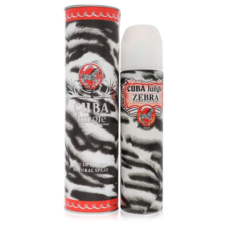 Cuba Jungle Zebra Perfume by Fragluxe Eau De Parfum Spray 3.4 oz for Women - Authentic Fragrance - Discount Women Perfume or Cologne Fragrance
