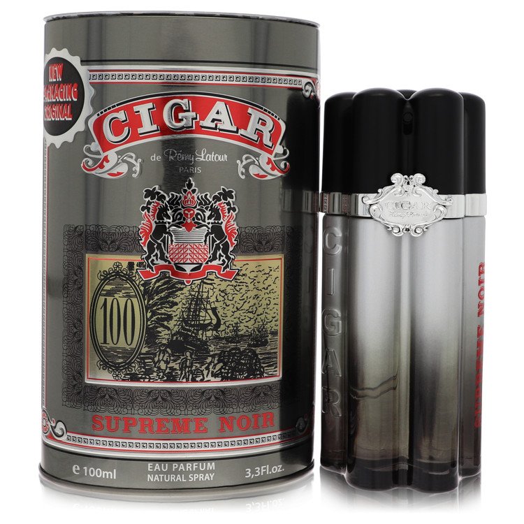 Cigar Supreme Noir Cologne by Remy Latour Eau De Parfum Spray 3.3 oz for Men - Authentic Fragrance - Discount Men Perfume or Cologne Fragrance