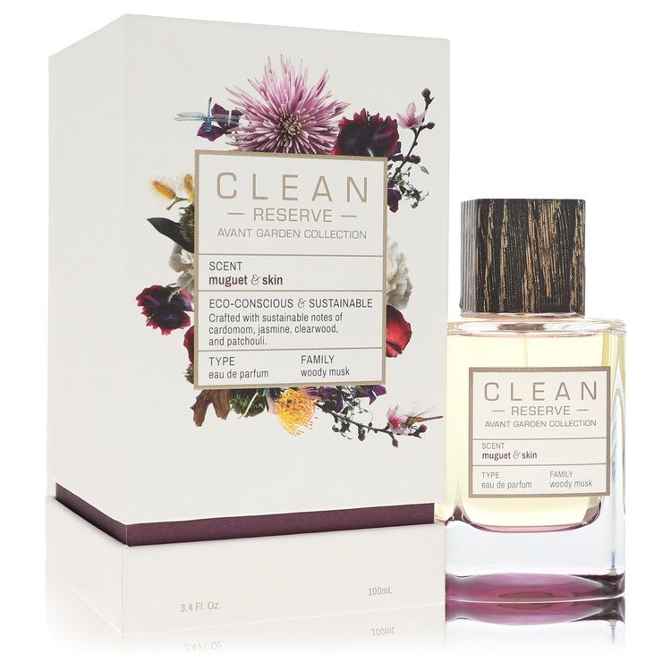 Clean Reserve Muguet & Skin Perfume by Clean Eau De Parfum Spray (Unisex) 3.4 oz for Women - Authentic Fragrance - Discount Women Perfume or Cologne Fragrance