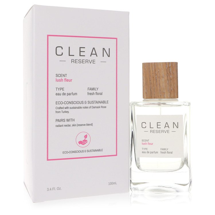 Clean Reserve Lush Fleur Perfume by Clean Eau De Parfum Spray 3.4 oz for Women - Authentic Fragrance - Discount Women Perfume or Cologne Fragrance