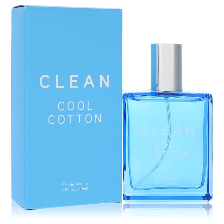 Clean Cool Cotton Perfume by Clean Eau De Toilette Spray 2 oz for Women - Authentic Fragrance - Discount Women Perfume or Cologne Fragrance