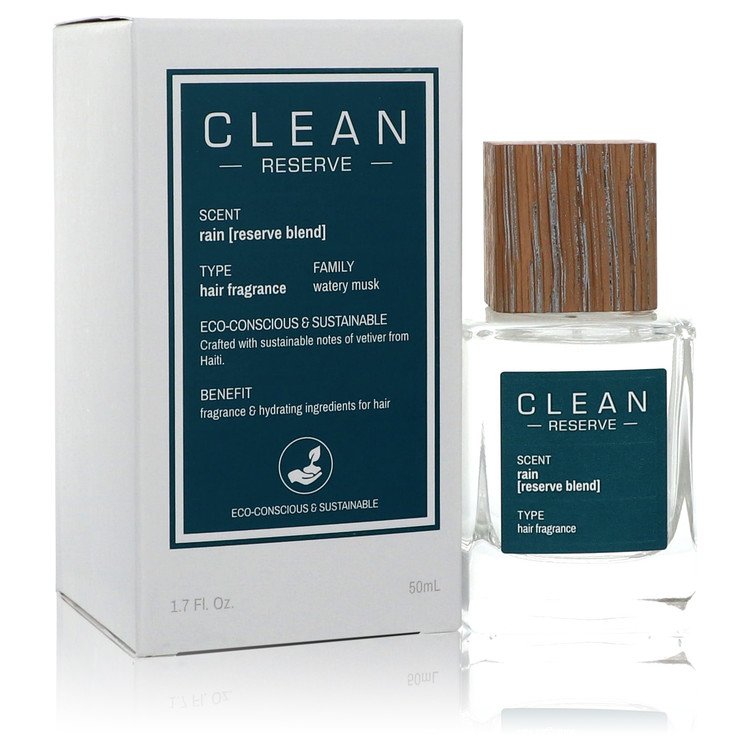 Rain Reserve by Clean 1.7 oz oz Hair Fragrance 1.7 Oz Spray for Women - Perfumes4All