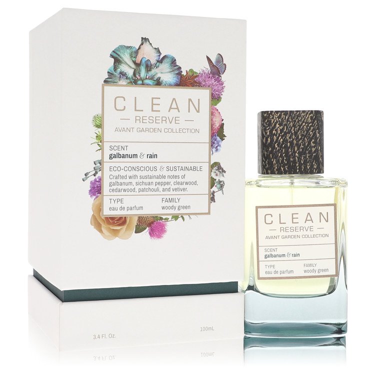 Clean Reserve Galbanum & Rain Perfume by Clean Eau De Parfum Spray (Unisex) 3.4 oz for Women - Authentic Fragrance - Discount Women Perfume or Cologne Fragrance