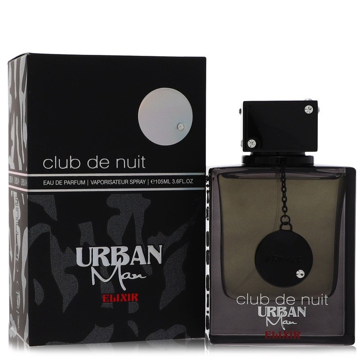 Club De Nuit Urban Man Elixir Cologne by Armaf Eau De Parfum Spray 3.6 oz for Men - Authentic Fragrance - Discount Men Perfume or Cologne Fragrance