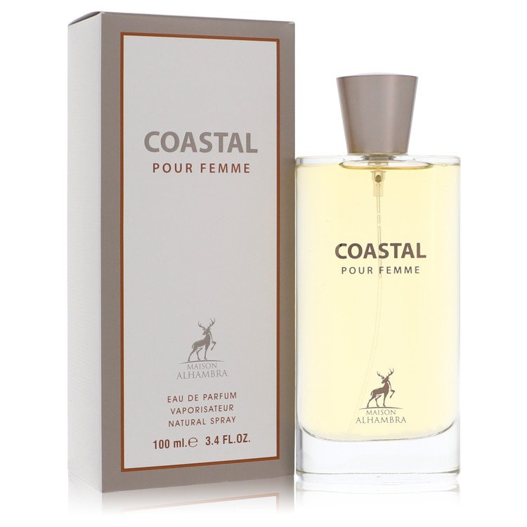 Coastal Pour Femme Perfume by Maison Alhambra Eau De Parfum Spray 3.4 oz for Women - Authentic Fragrance - Discount Women Perfume or Cologne Fragrance