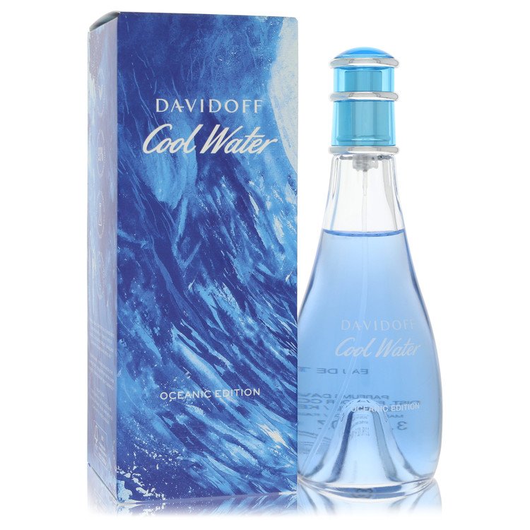 Cool Water Oceanic Edition Perfume by Davidoff Eau De Toilette Spray 3.3 oz for Women - Authentic Fragrance - Discount Women Perfume or Cologne Fragrance