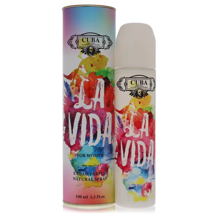 Cuba La Vida Perfume by Cuba Eau De Parfum Spray 3.3 oz for Women - Authentic Fragrance - Discount Women Perfume or Cologne Fragrance