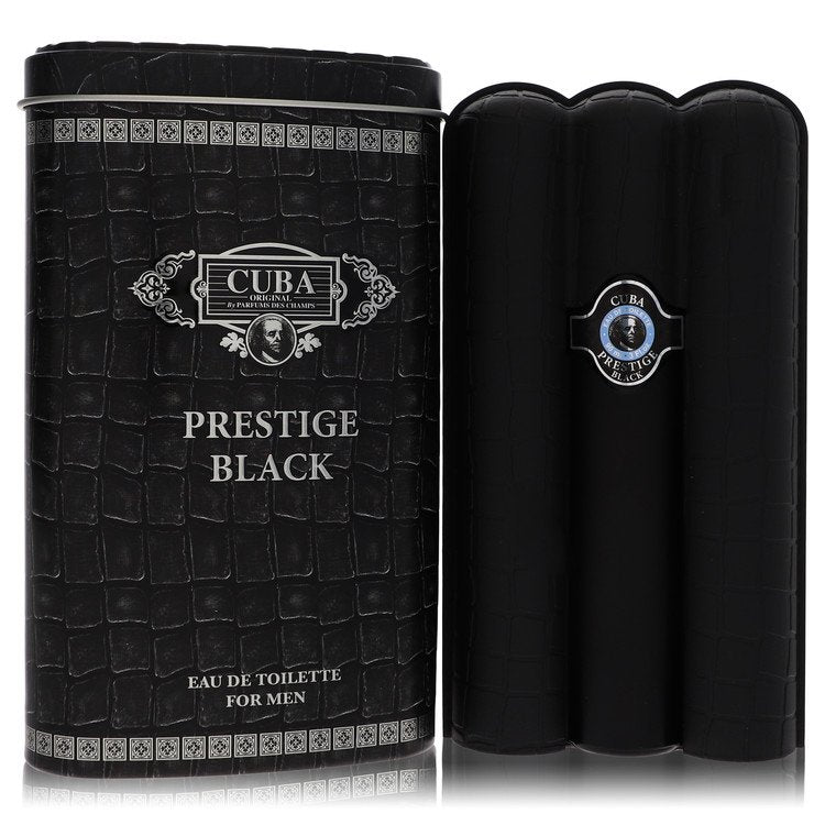 Cuba Prestige Black Cologne by Fragluxe Eau De Toilette Spray 3 oz for Men - Authentic Fragrance - Discount Men Perfume or Cologne Fragrance