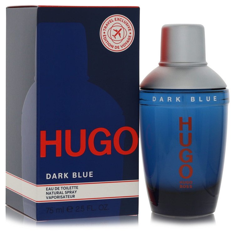 Dark Blue 2.5 Sp by Hugo Boss 2.5 oz Spray for Men - Perfumes4All