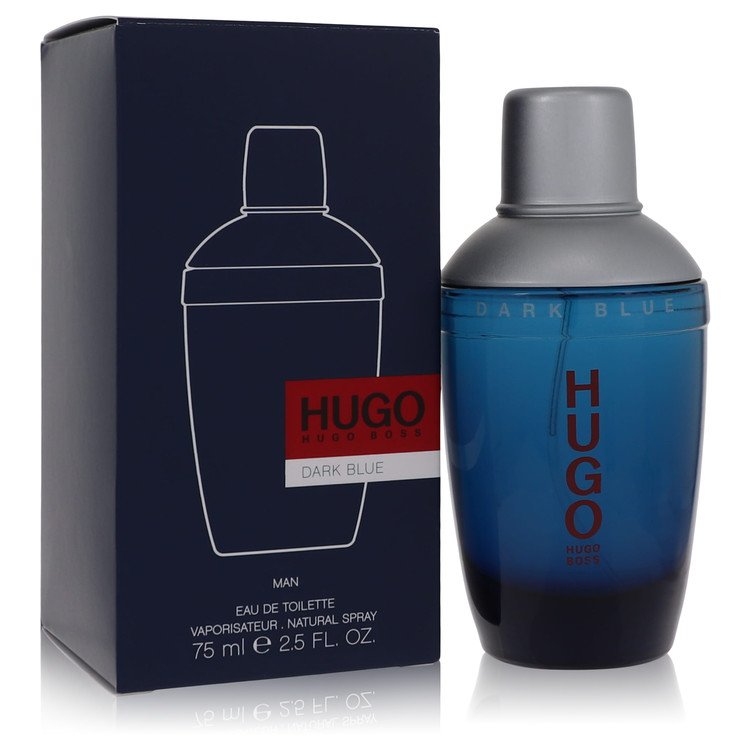 Hugo Dark Blue Cologne By Hugo Boss 2.5 Oz Eau De Toilette Spray For Men In Box