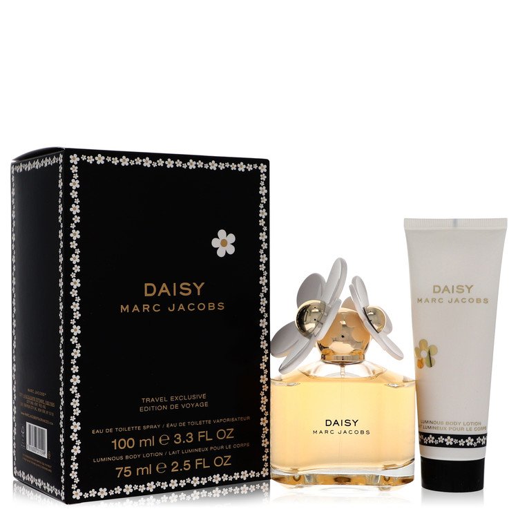 Daisy Perfume by Marc Jacobs Gift Set -- 3.4 oz Eau De Toilette Spray + 2.5 oz Body Lotion for Women - Authentic Fragrance - Discount Women Perfume or Cologne Fragrance