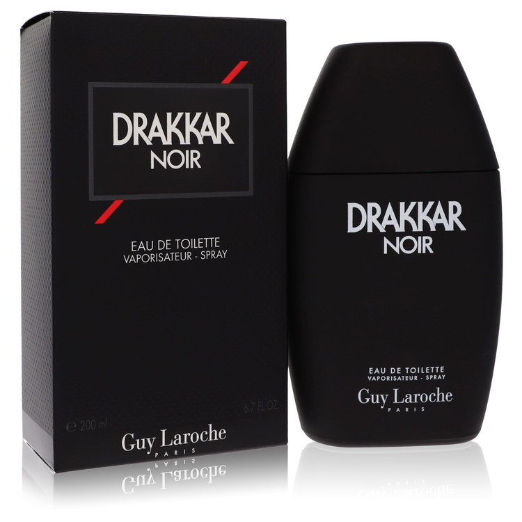 Drakkar Noir Cologne by Guy Laroche Eau De Toilette Spray 6.7 oz for Men - Authentic Fragrance - Discount Men Perfume or Cologne Fragrance