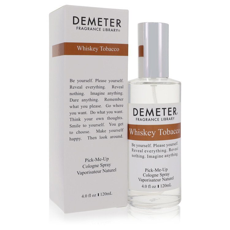 Demeter Whiskey Tobacco Cologne by Demeter Cologne Spray 4 oz for Men - Authentic Fragrance - Discount Men Perfume or Cologne Fragrance