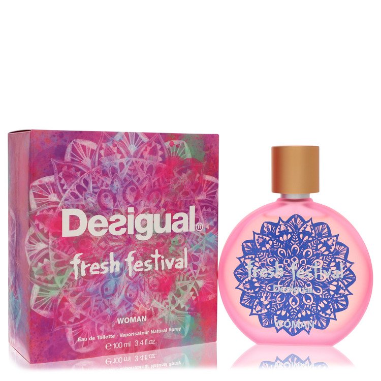 Desigual Fresh Festival Perfume by Desigual Eau De Toilette Spray 3.4 oz for Women - Authentic Fragrance - Discount Women Perfume or Cologne Fragrance